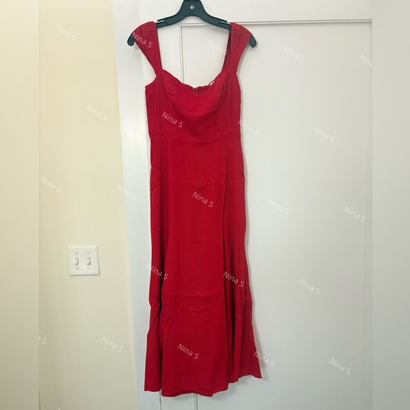 Reformation Red Maxi Dress - Picture 3 of 5